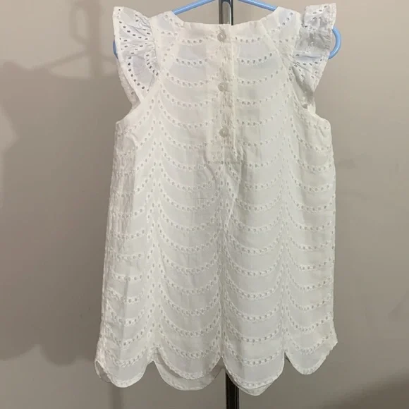 Janie and Jack EYELET DRESS Size: 2T NWOT - Picture 7 of 9
